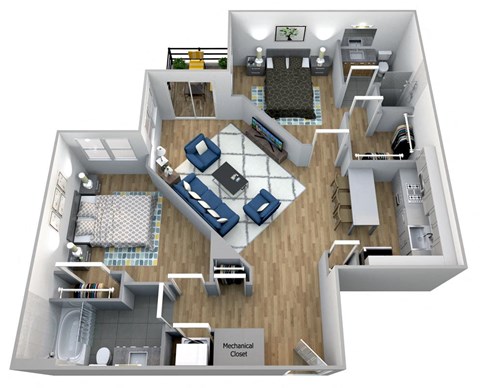 Two Bedroom Two Bath